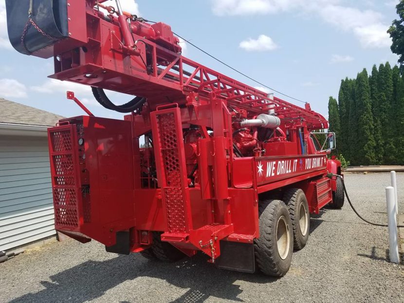 Big Red Drill Truck